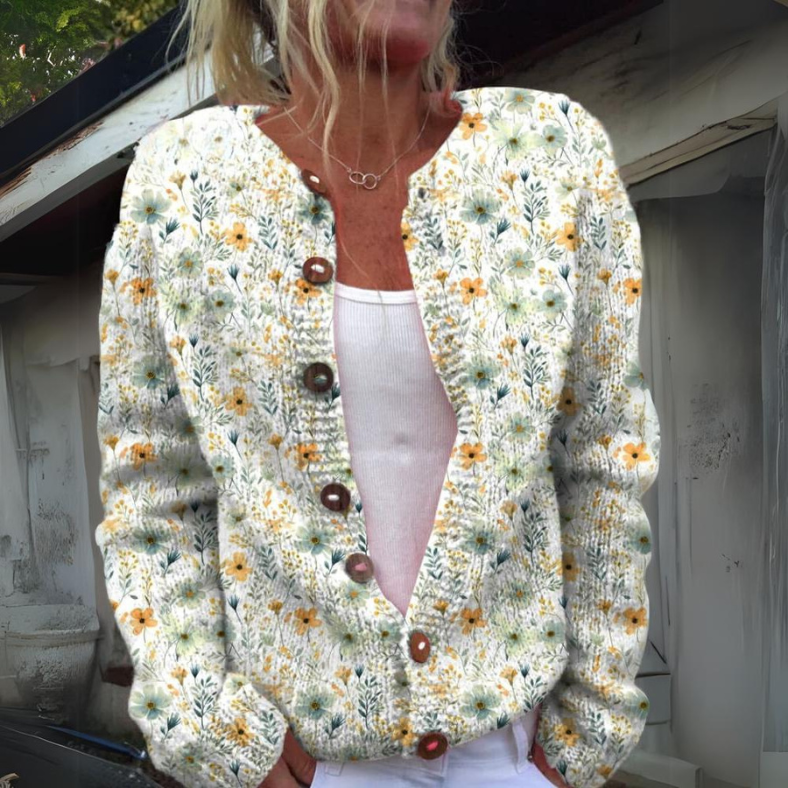 Patricia - Vintage Floral Cardigan