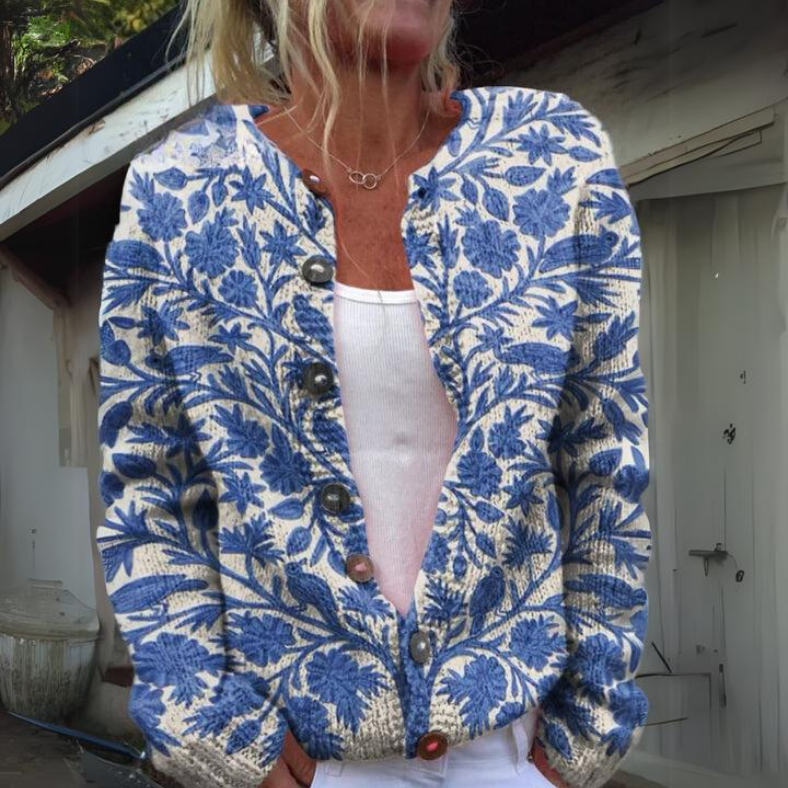 Patricia - Vintage Floral Cardigan