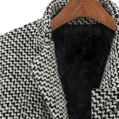 Fiona - Classic Houndstooth Coat